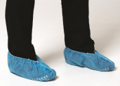 Blue shoe covers